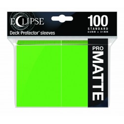 Ultra Pro Sleeve Eclipse Matte - Lime Green (100 Sleeves)